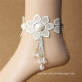 MYLOVE white lace flower bride anklet for women wedding jewelry MLFL88